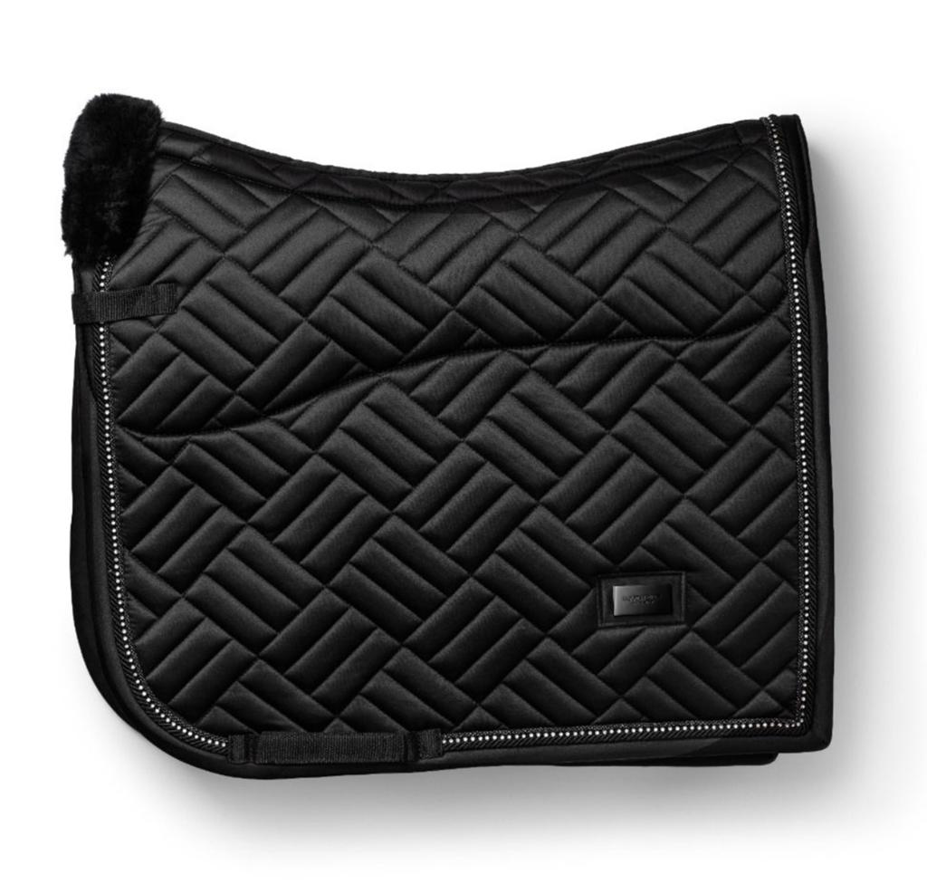 EQUESTRIAN STOCKHOLM DRESSUUR DEKJE FUR/BONT CRYSTAL BLACK, Ophalen of Verzenden, Zo goed als nieuw