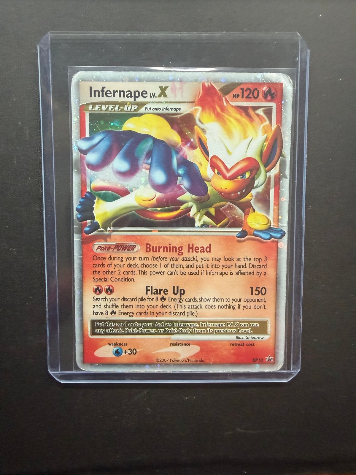 Infernape LV.X DP10, Ophalen of Verzenden, Gebruikt, Losse kaart, Foil