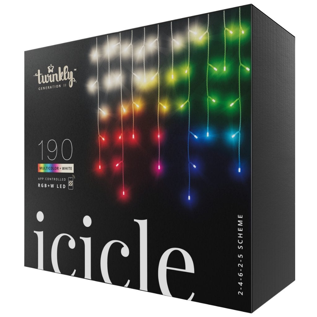OPRUIMING | Twinkly Icicle 190 LED IJspegelverlichting, Ophalen, Nieuw