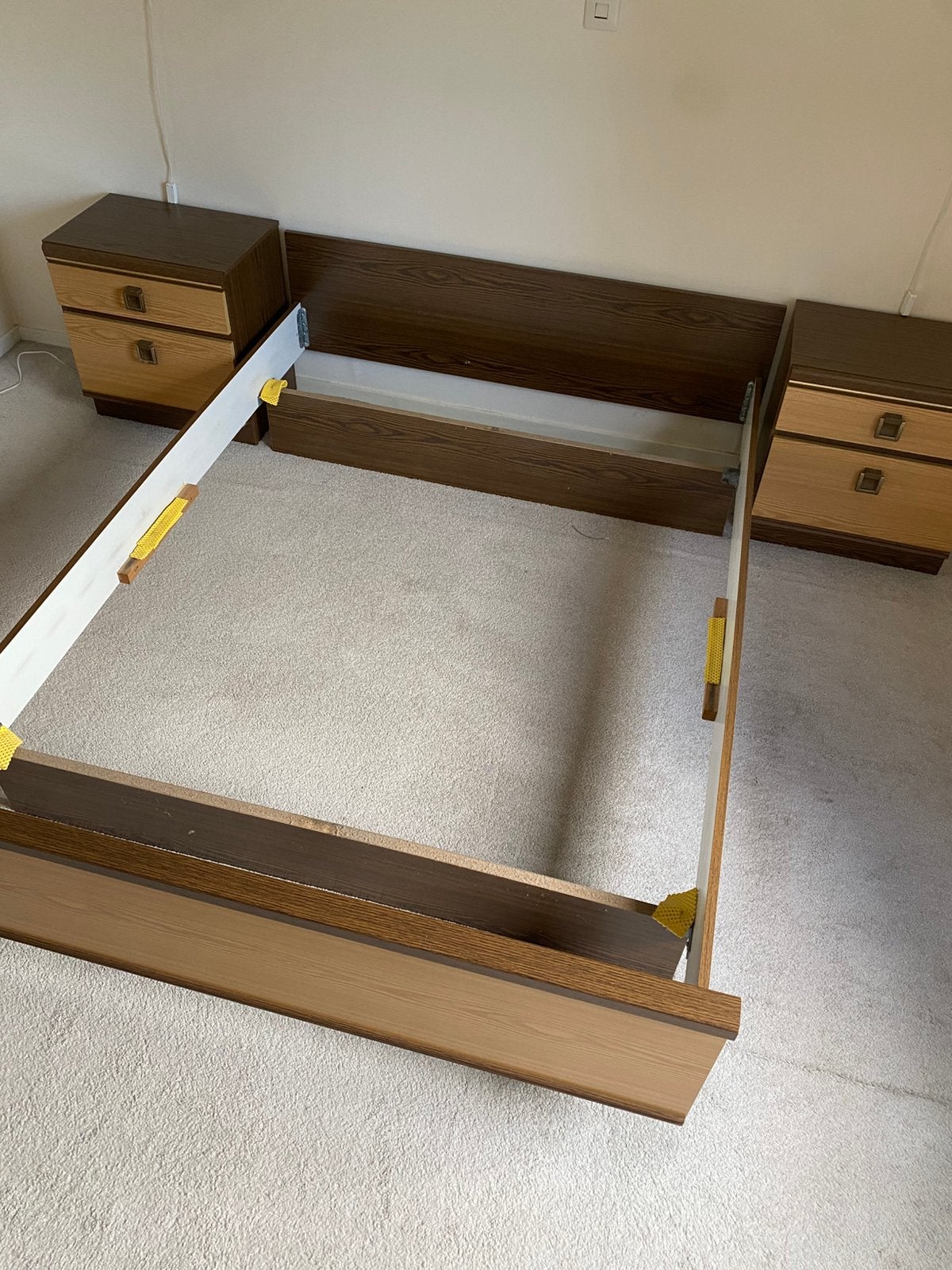 Slaapkamer set 140 ledikant, Ophalen, Gebruikt, Tweepersoons, 140 cm