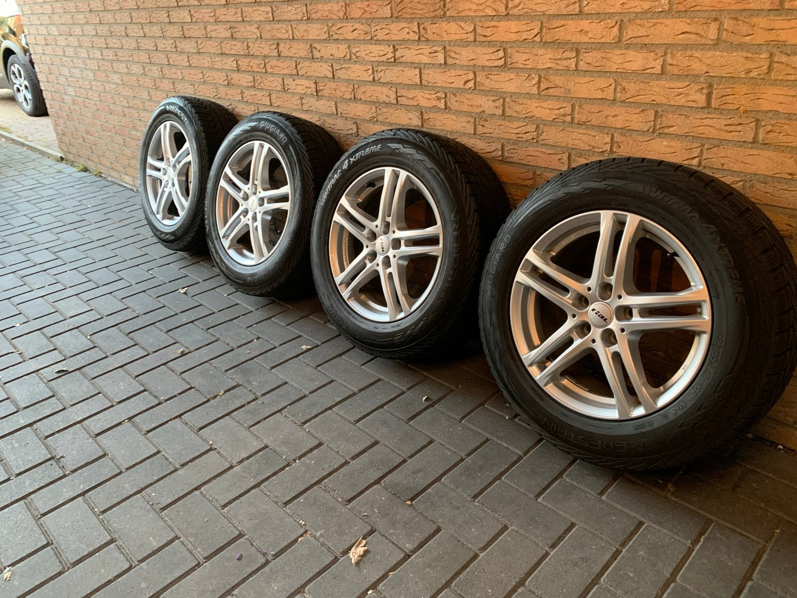 Set van 4 winterbanden met velgen cx-5, Auto-onderdelen, Ophalen, Gebruikt, Banden en Velgen, 17 inch