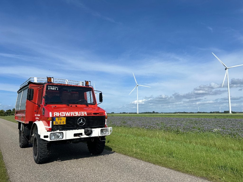 Mercedes-Benz Unimog U1300 L/37, OM366 Turbo, koffer, hefdak, Auto's, Mercedes-Benz, Cruise Control, Particulier, 5900 kg, 6 cilinders