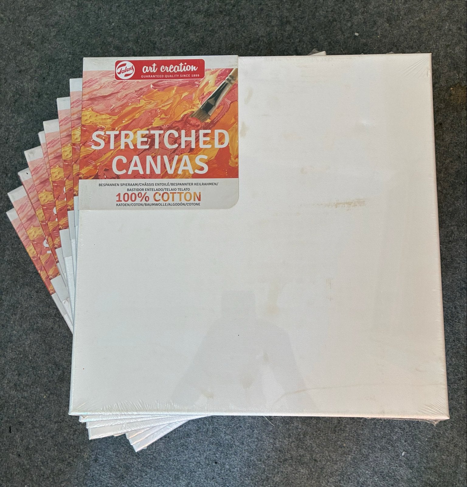 9x Talens Art Creation Stretched Canvas 100% Katoen, Ophalen, Nieuw, Doek