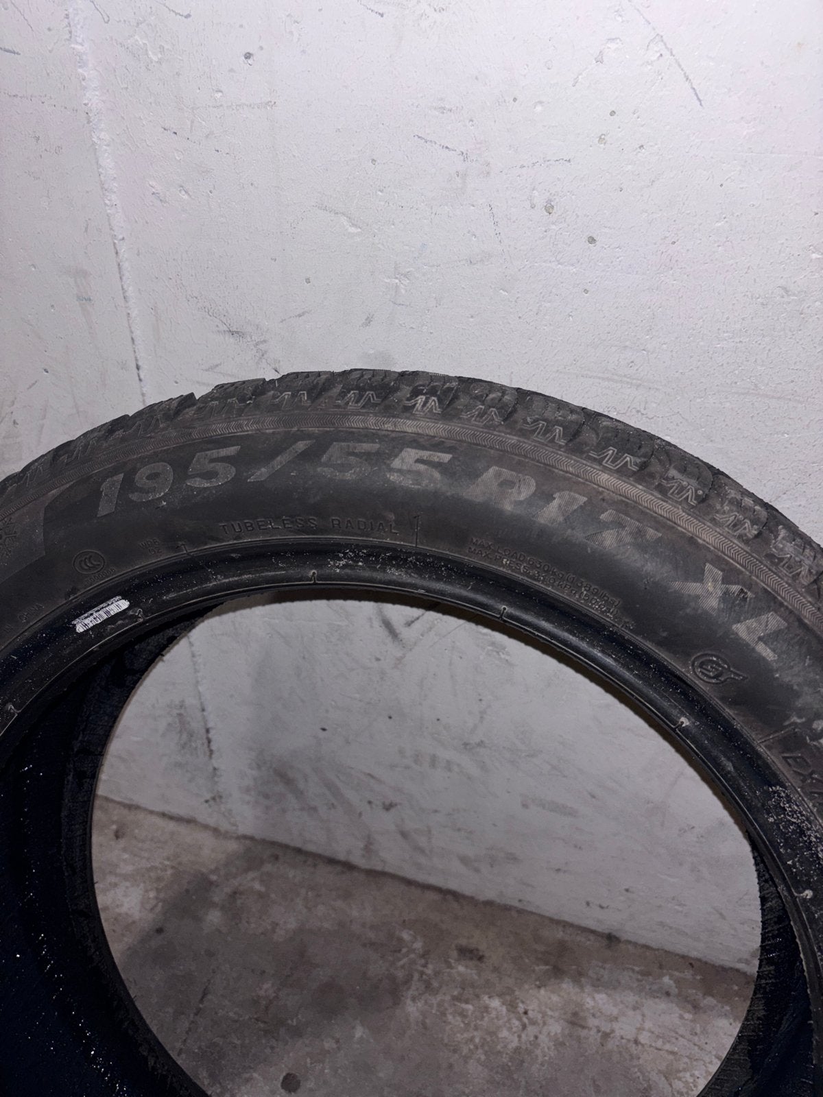 Premiorri winterband 195/55 R17 92H XL (1 stuks), Ophalen of Verzenden, Gebruikt