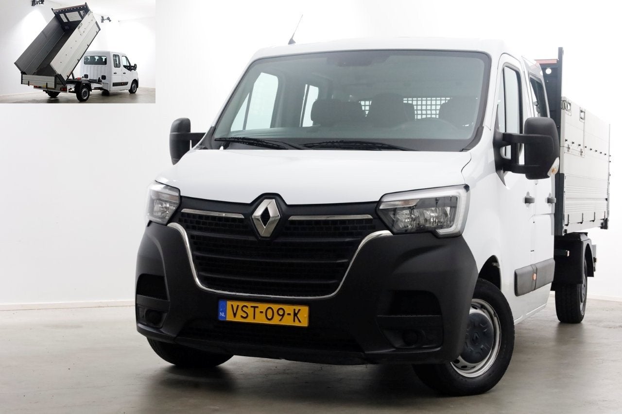 Renault Master T35 2.3 dCi 145pk L3 D.C. Kipper met hoge boo, Auto's, Voorwielaandrijving, 2421 kg, Gebruikt, Euro 6