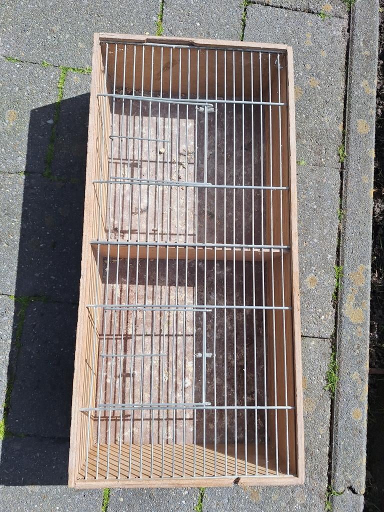 Vogel vervoer / reis kooi, Dieren en Toebehoren, Ophalen, Zo goed als nieuw, Metaal, Vogelkooi