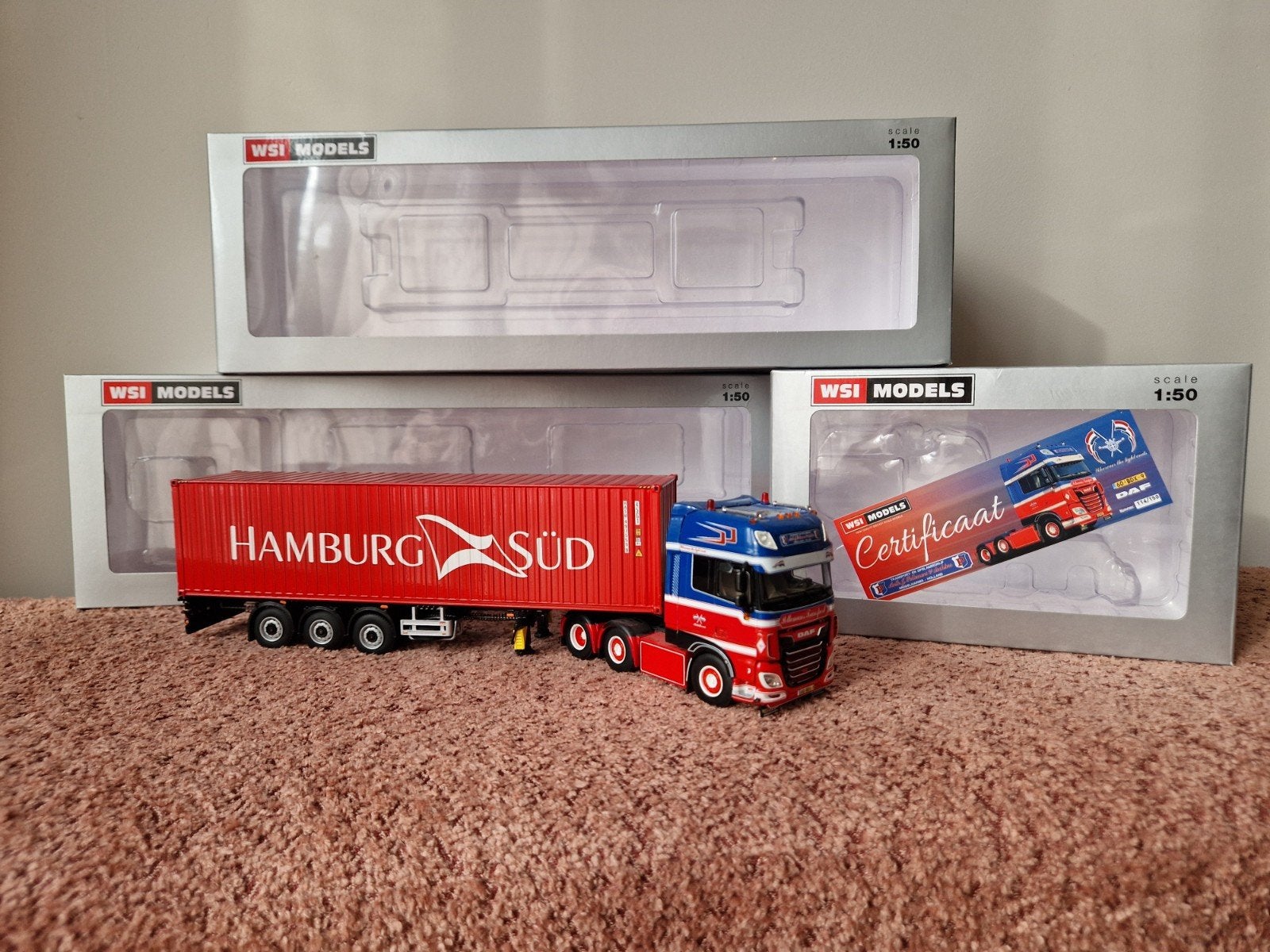 WSI Pacton container chassis, Ophalen of Verzenden, Zo goed als nieuw, Bus of Vrachtwagen, Wsi