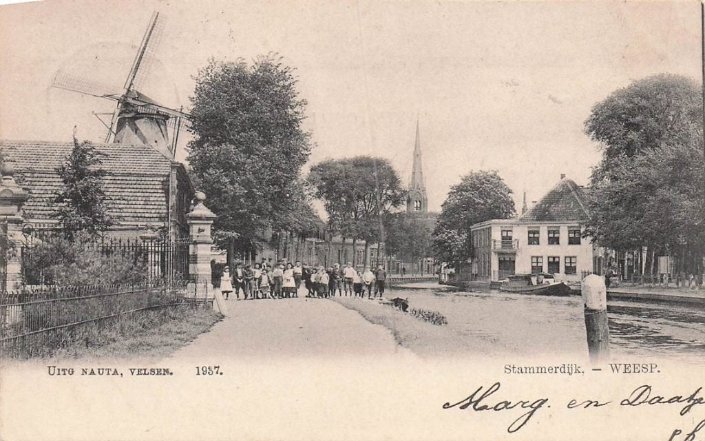 703-010-005 Stammerdijk Weesp, Verzamelen, Ansichtkaarten | Nederland, Verzenden, Voor 1920, Noord-Holland