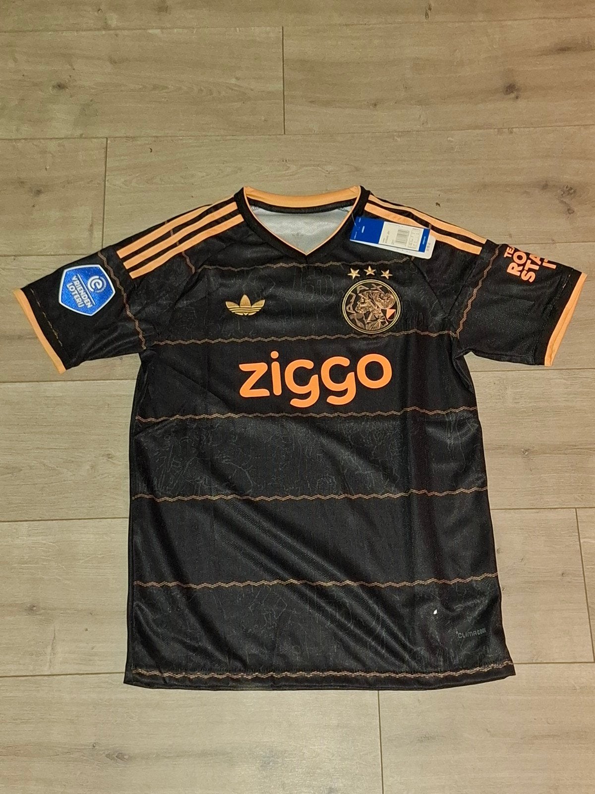 Uitshirt Ajax 26-27 zwart maat S, Maat S, Ophalen of Verzenden, Nieuw, Shirt