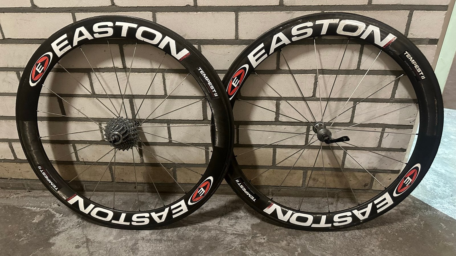 Easton Tempest II Carbon Wielset tube, Wiel, Gebruikt, Ophalen of Verzenden, Racefiets