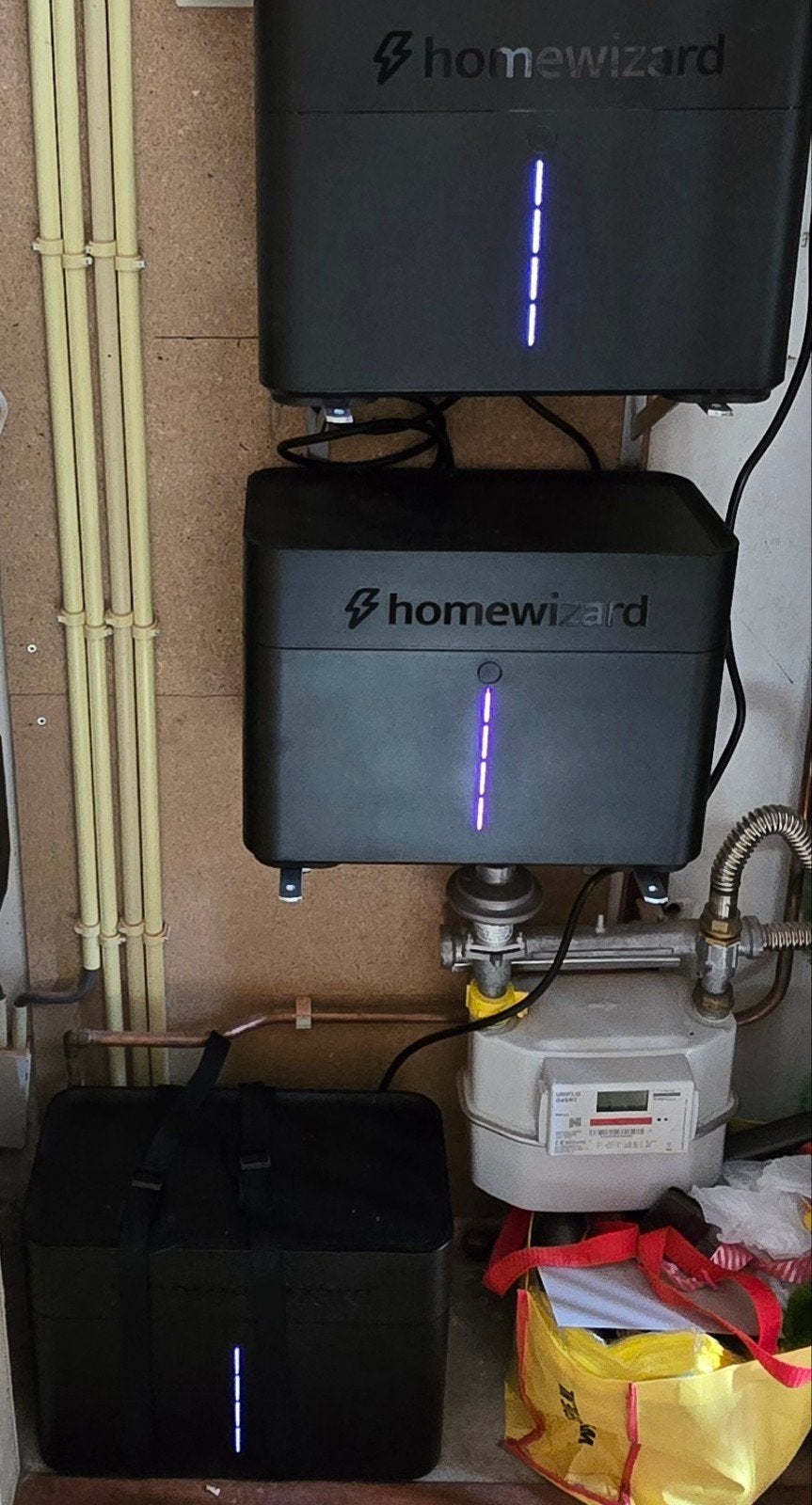 3 x homewizard thuisaccu's, Ophalen, Zo goed als nieuw, Homewizard  Plug-In Battery