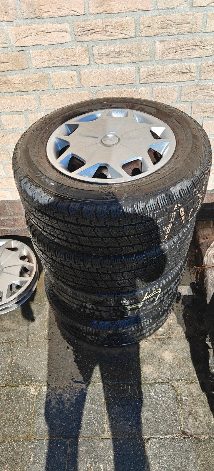 5x160 ford transit custom velgen 15 inch, Ophalen, Gebruikt