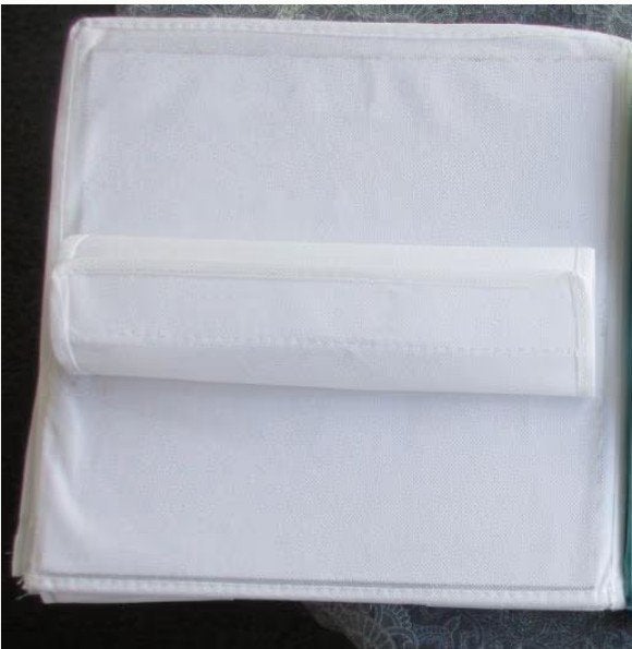 opvouwbare 6 vakkenkast wit - 30 x 30 x 120 cm, Caravans en Kamperen, Ophalen of Verzenden, Zo goed als nieuw, Campingkast
