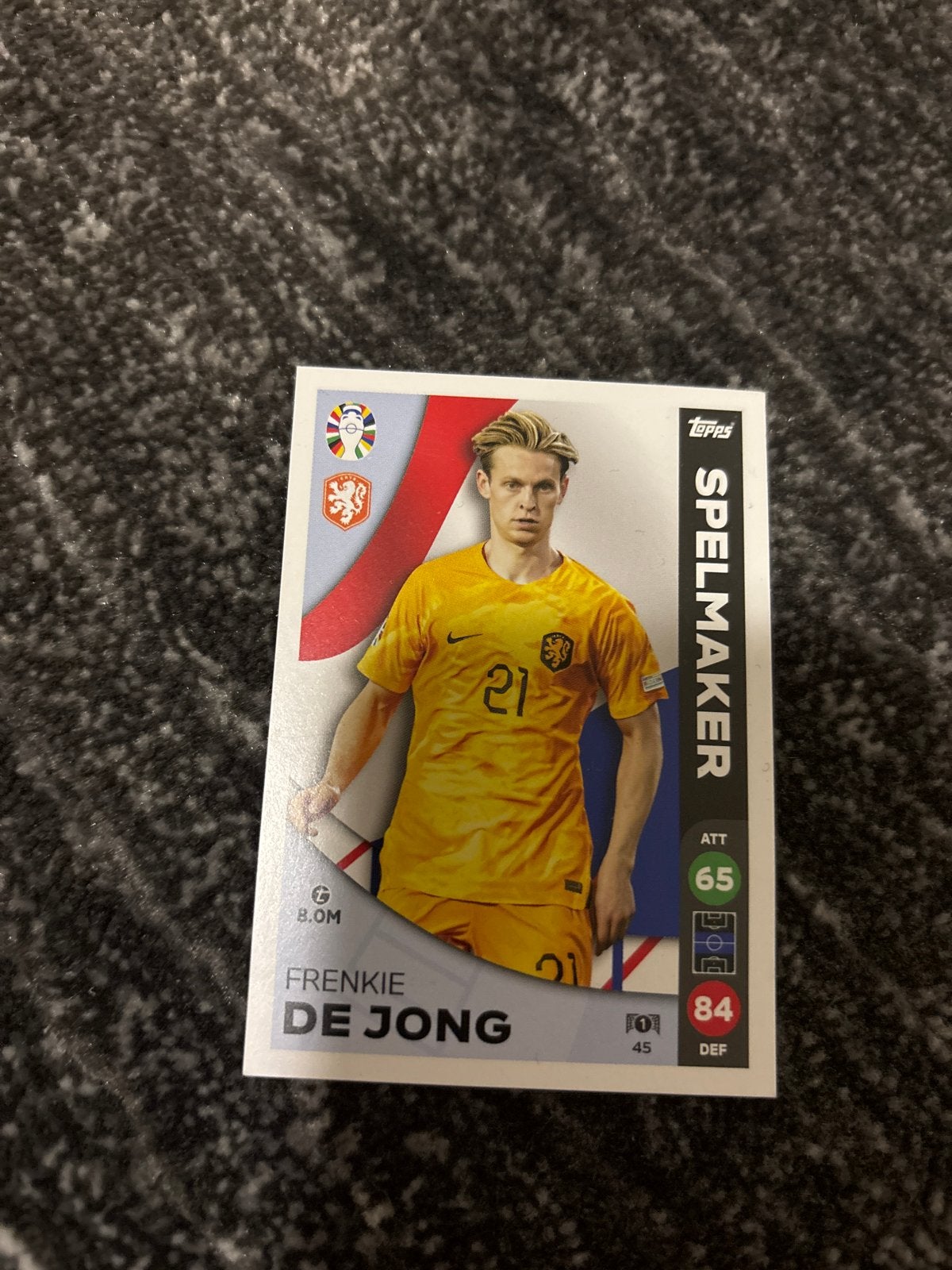 Frenkie de Jong Spelerskaart - Topps Spelmaker, Verzamelen, Ophalen, Zo goed als nieuw, Overige binnenlandse clubs, Spelerskaart