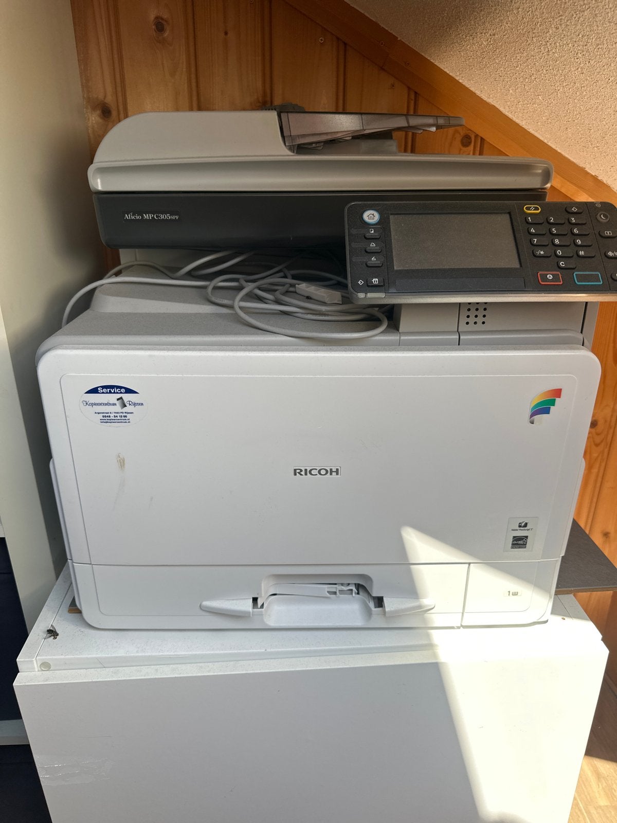 Ricoh Aficio MP C305SPF All-in-one Printer, Computers en Software, Printers, Ophalen, Gebruikt, All-in-one, Kleur printen