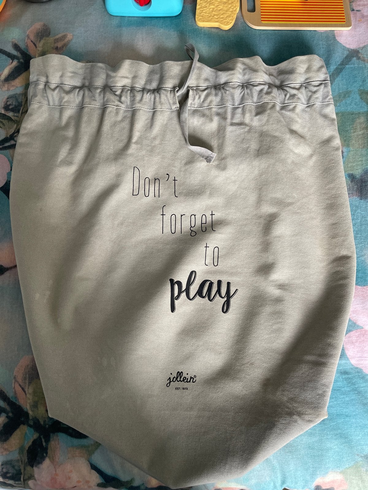 Jollein boxopbergzak - "Don't forget to play", Ophalen of Verzenden, Zo goed als nieuw