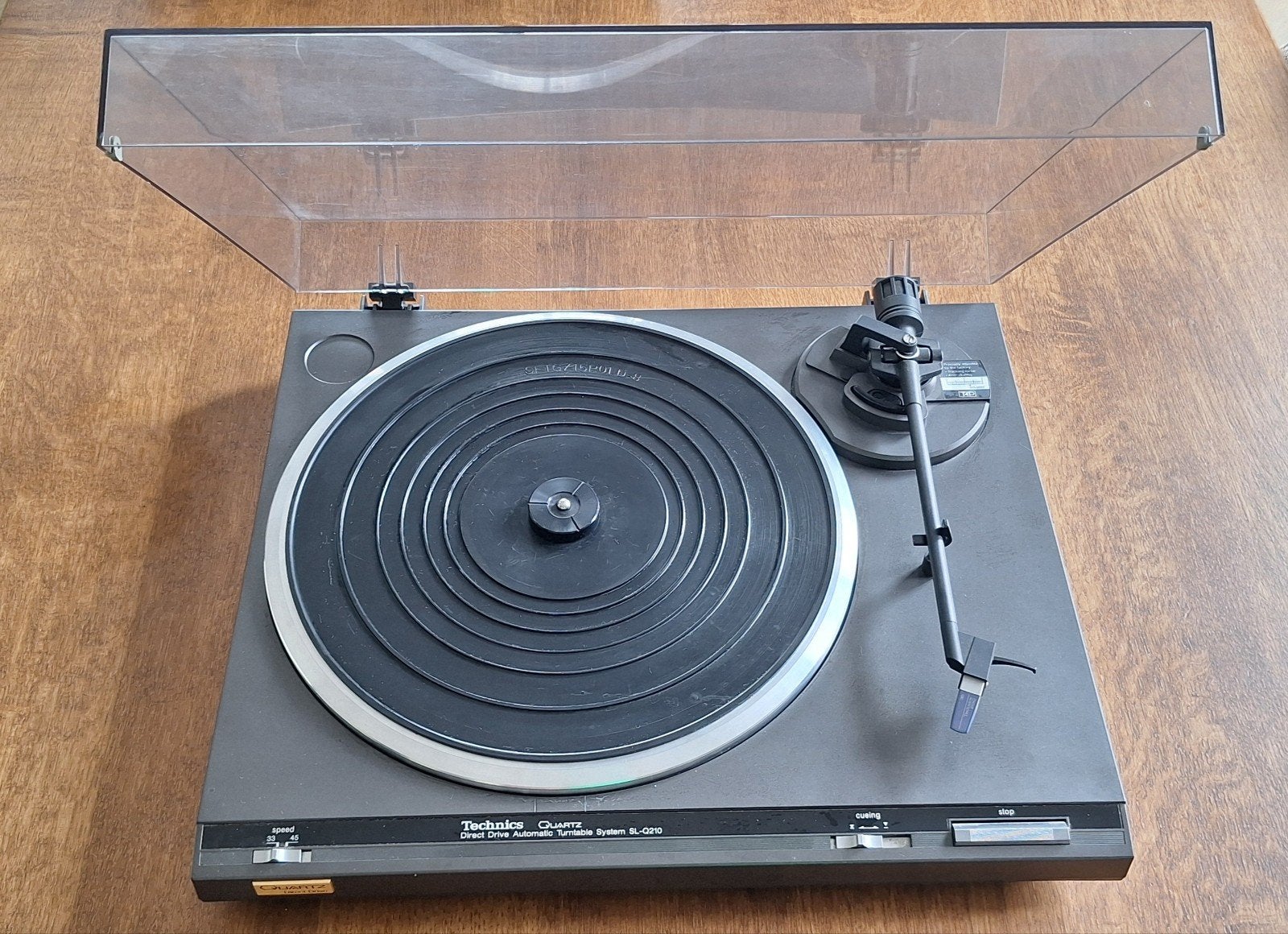 Technics SL-Q210 Quartz Direct Drive Platenspeler, Gebruikt, Automatisch, Ophalen of Verzenden, Platenspeler
