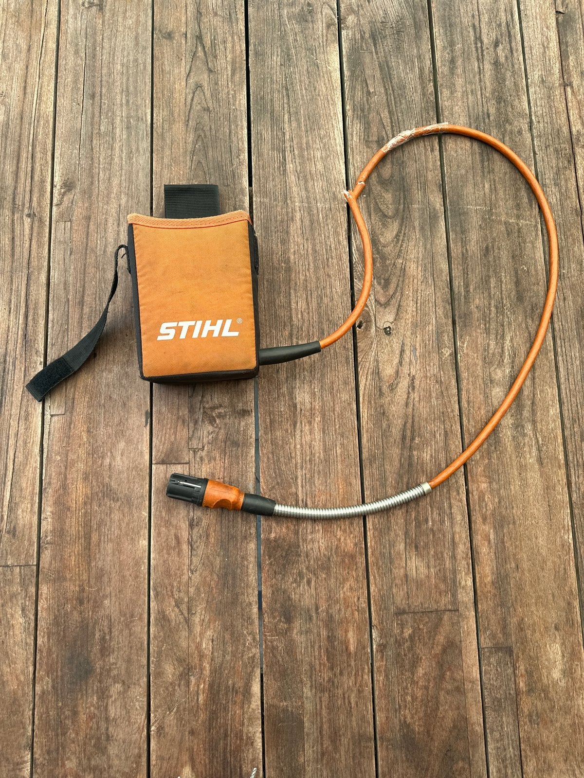 Stihl AP5 Accu draagtas / gordeltas met defect snoer, Tuin en Terras, Ophalen, Gebruikt