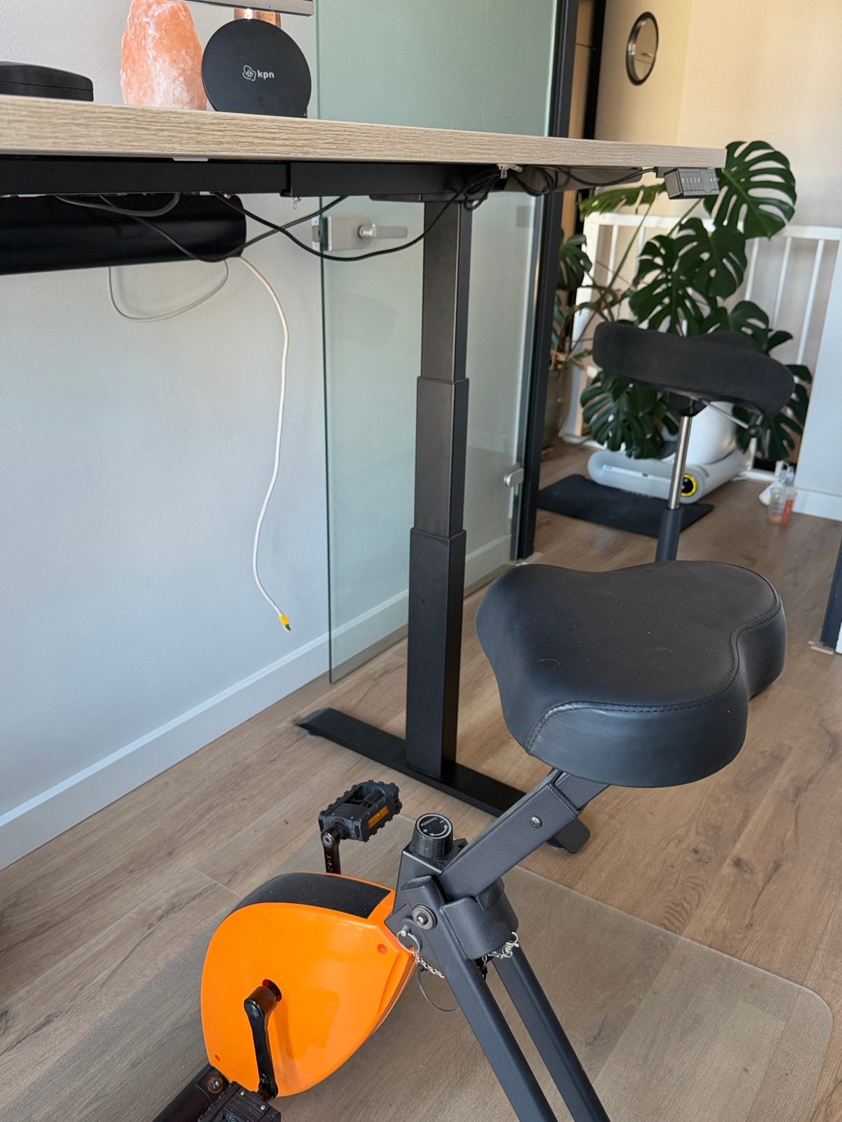 Deskbike Original - Ergonomische fiets voor onder bureau, Ophalen, Gebruikt, Zwart
