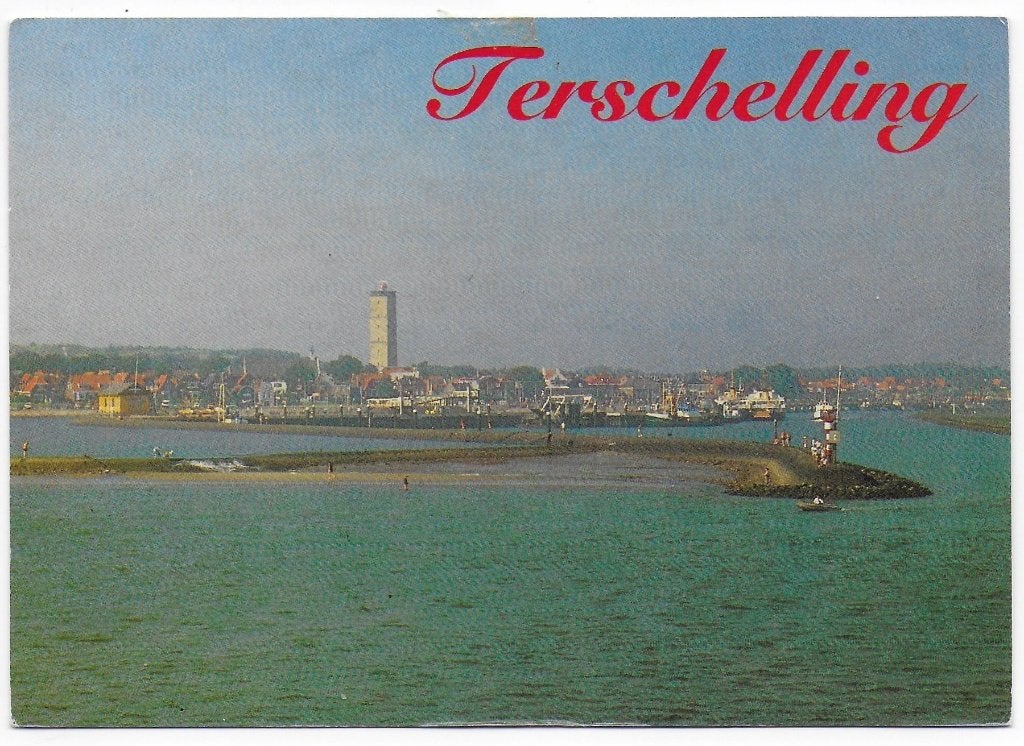 West Terschelling gelopen Ansichtkaart (B2453, Ophalen of Verzenden, 1980 tot heden, Gelopen, Waddeneilanden