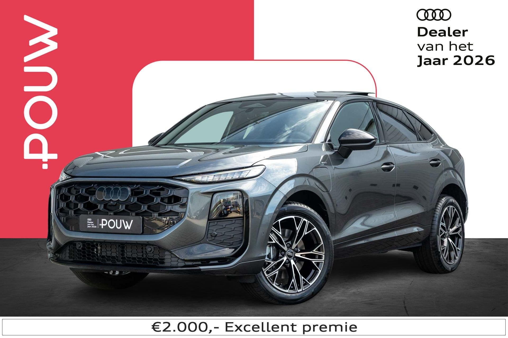 Audi Q3 Sportback 1.5 e-hybrid 272pk S edition | LMV 19'' |, Auto's, 12 maanden, 1800 kg, 1498 cc, 4 cilinders