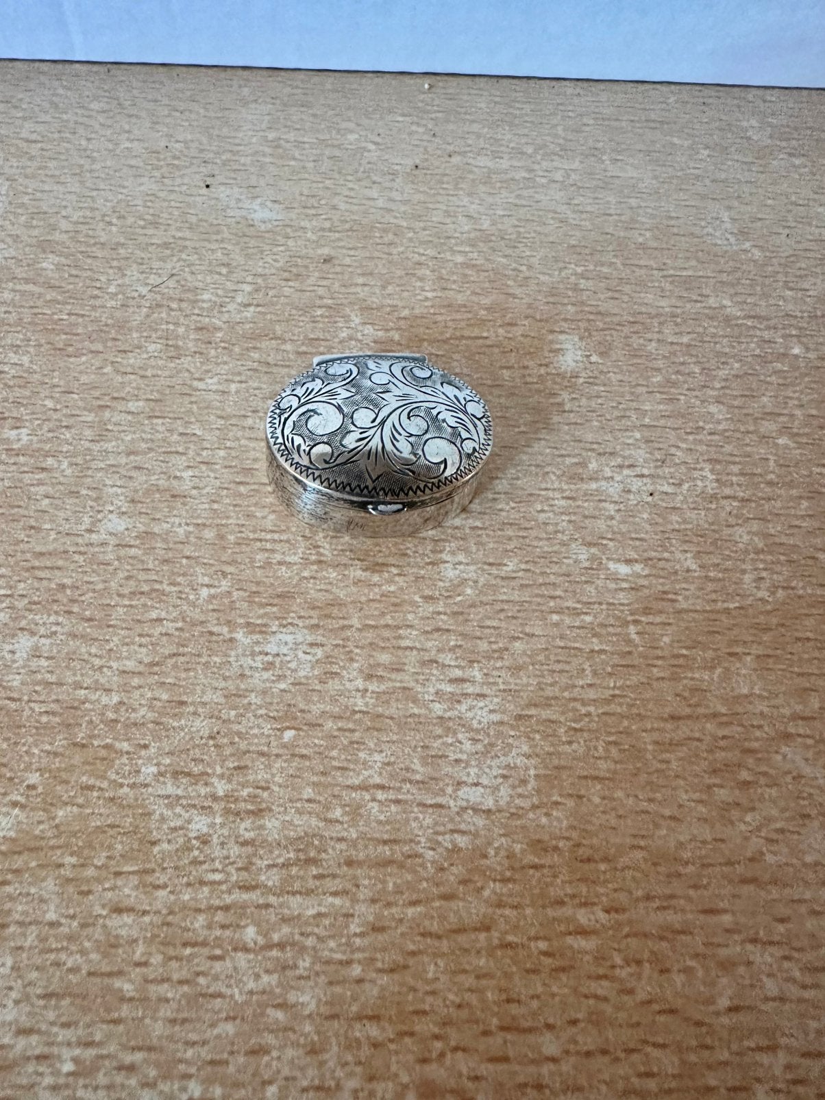 Sterling zilveren doosje, Ophalen of Verzenden, Zilver