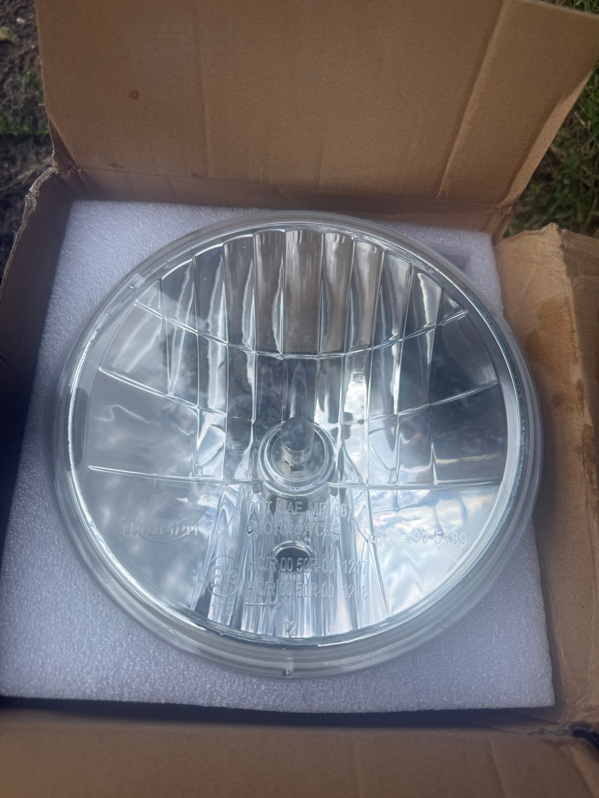 Triumph Thruxton ACE 900 Koplamp Reflector + Glas (2015), Ophalen of Verzenden, Gebruikt