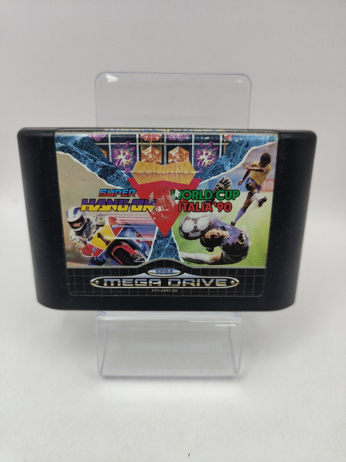 Super Hang-On & World Cup Italia '90 Sega Mega Drive, Gebruikt, 1 speler, Ophalen of Verzenden, Sega