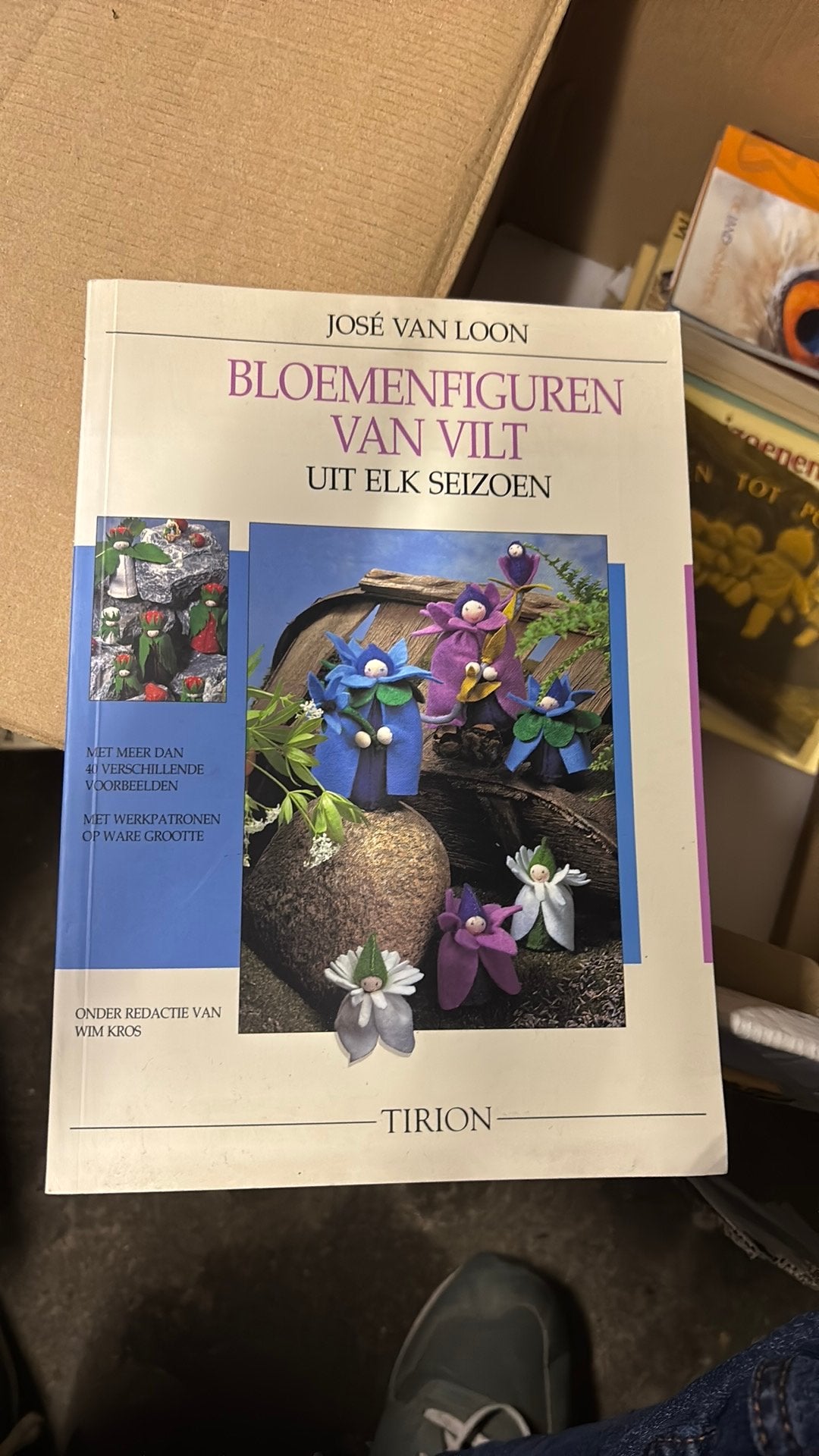 J. van Loon - Bloemenfiguren van vilt uit elk seizoen, Boeken, Ophalen of Verzenden, Zo goed als nieuw, Overige onderwerpen, J. van Loon
