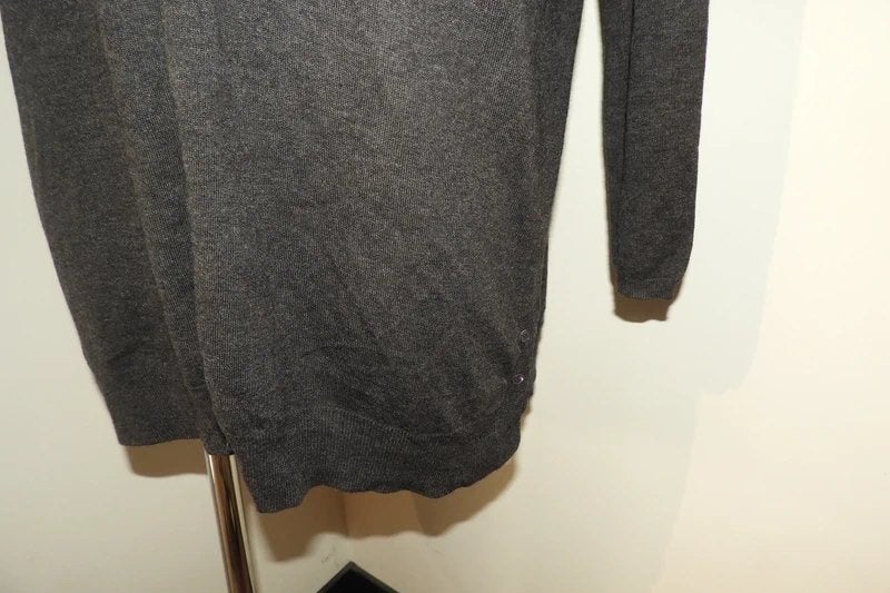 Marccain donker grijs vest swarovski steentjes rug N3 M, Maat 38/40 (M), Verzenden, Grijs, Gedragen
