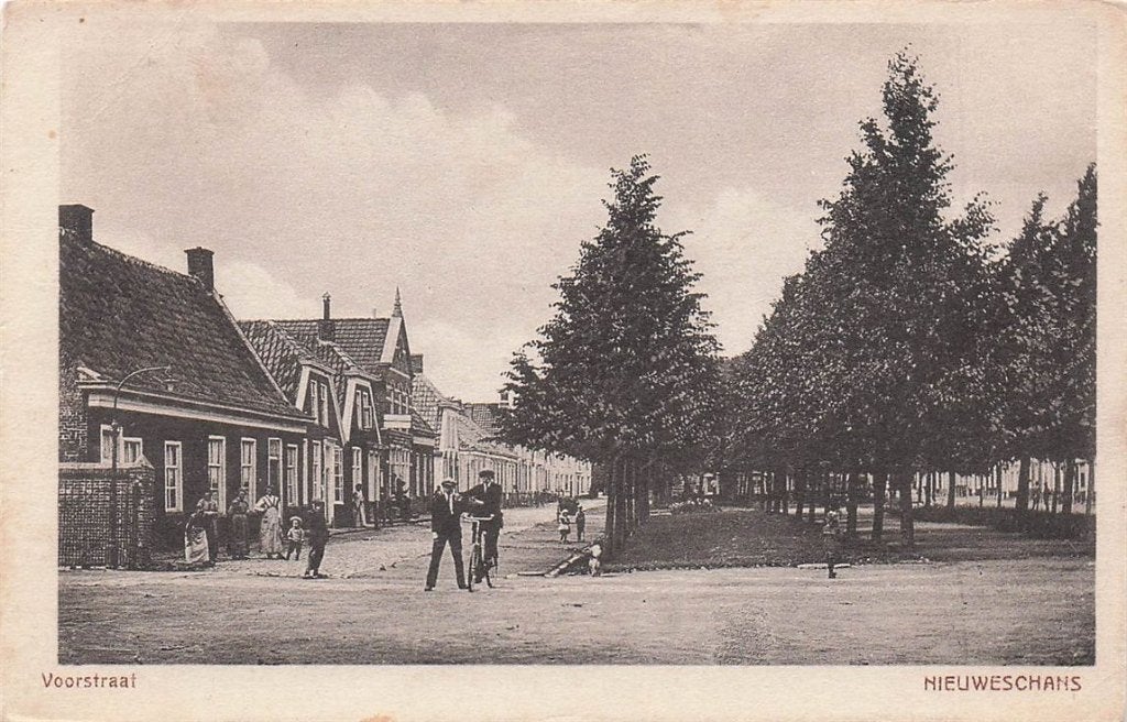 703-153-023 Voorstraat Nieuweschans, Verzenden, Voor 1920, Groningen
