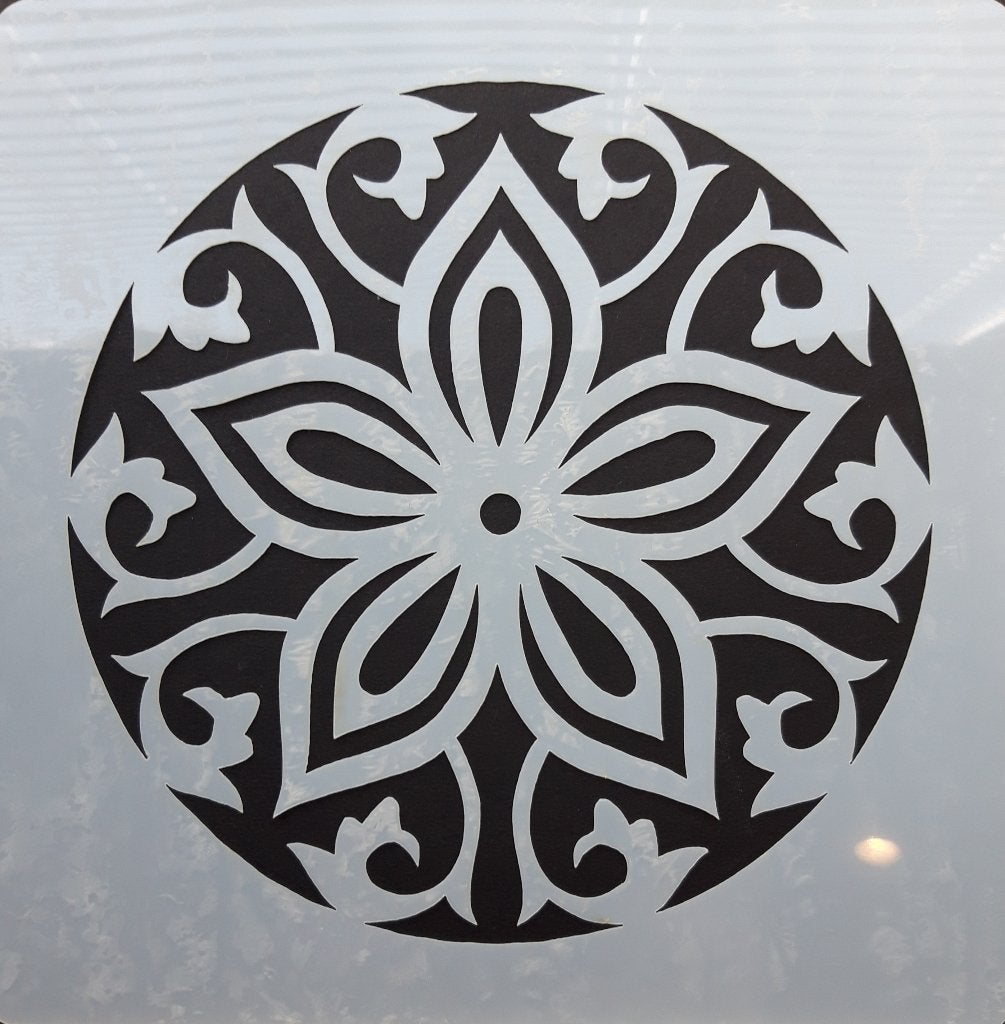 Hobby Stencil Mandala 08 - NIEUW 20x20 cm, Overige typen, Onbekend, Nieuw, Ophalen of Verzenden