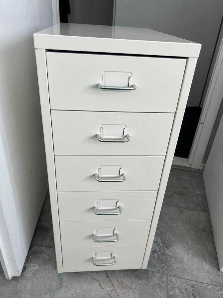 Ladekast met 6 lades - Ideaal voor kantoor of thuis, Minder dan 50 cm, Gebruikt, 5 laden of meer, 100 tot 150 cm