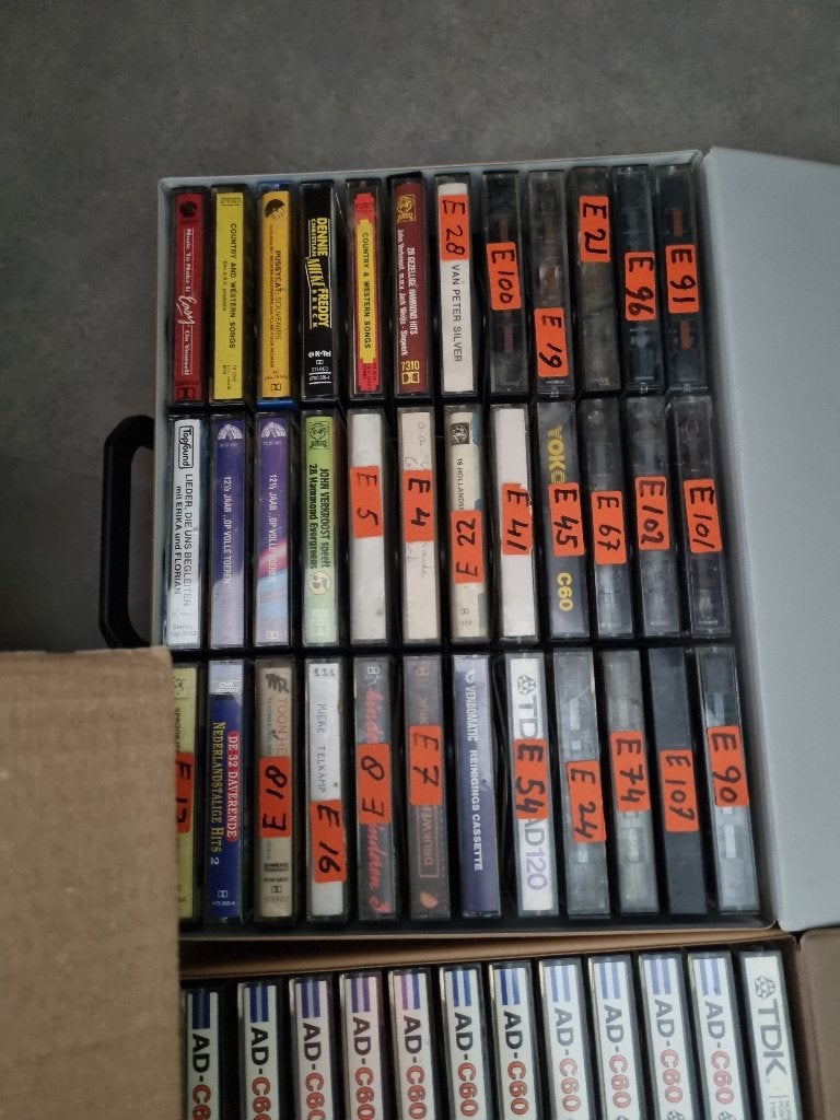Retro bespeelde cassettebandjes 200+, Ophalen, Gebruikt, Overige genres, Voorbespeeld