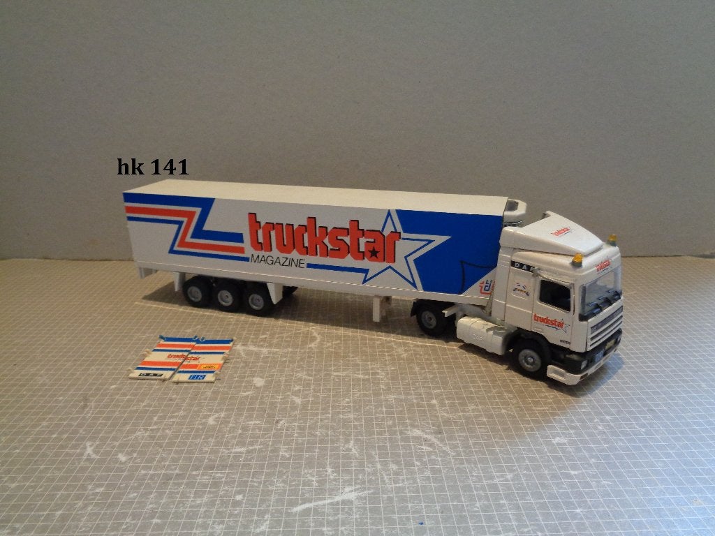 teknodaf met 3as traile truckstar, Ophalen of Verzenden, Zo goed als nieuw, Bus of Vrachtwagen, Tekno