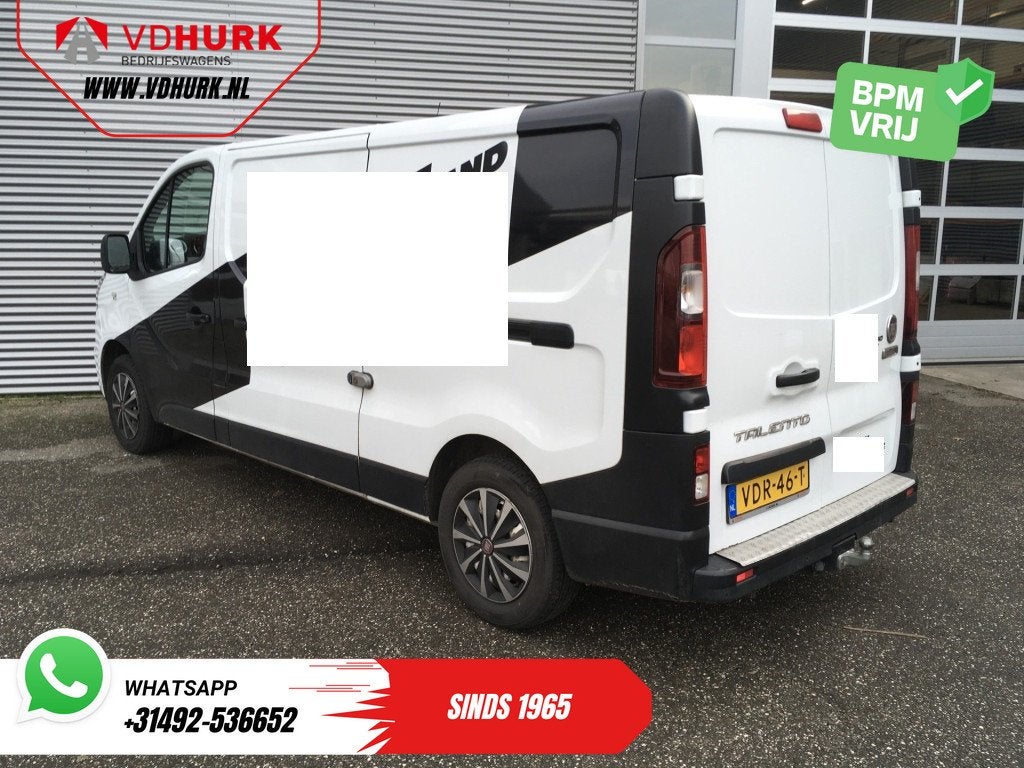 Fiat Talento 1.6 MJ 120 pk L2 EXPORT 3 Pers/ 2xSchuifdeur/ N, Voorwielaandrijving, Gebruikt, 4 cilinders, Origineel Nederlands