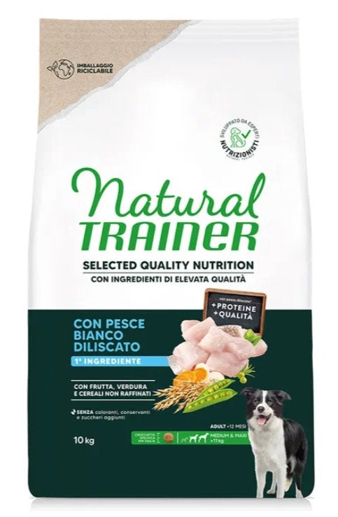 Natural trainer 10 kg hondenvoer hondenbrokken witvis, Ophalen, Hond