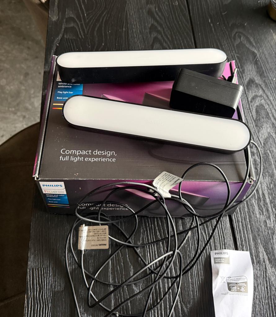 Philips Hue Play Light Bar (2 stuks), Ophalen, Zo goed als nieuw