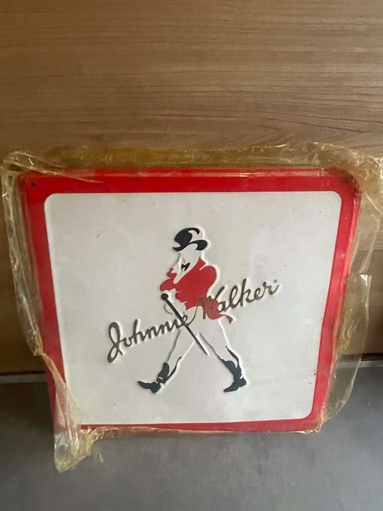 Johnnie Walker Bordje Nieuw in Folie - Mancave Decoratie, Ophalen of Verzenden, Zo goed als nieuw, Reclamebord