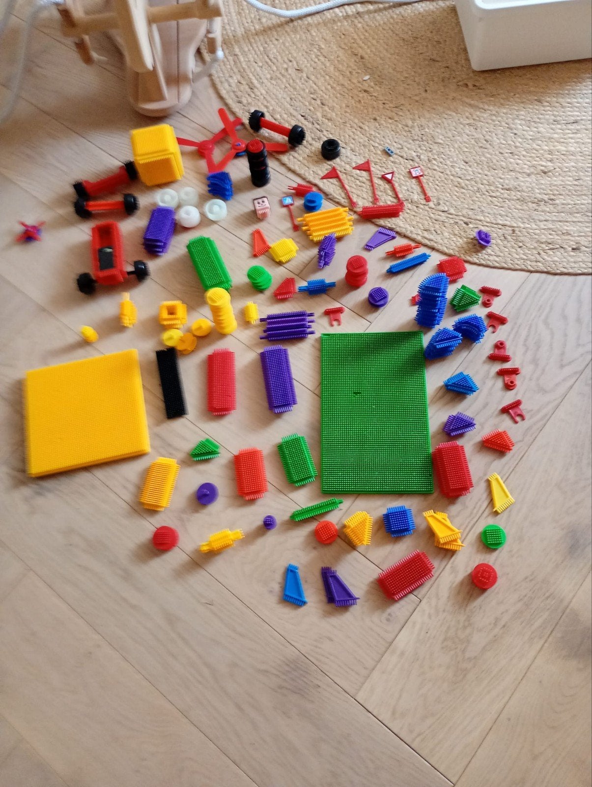 Grote set Nopper en ander constructiespeelgoed, Ophalen of Verzenden, Gebruikt, Nopper