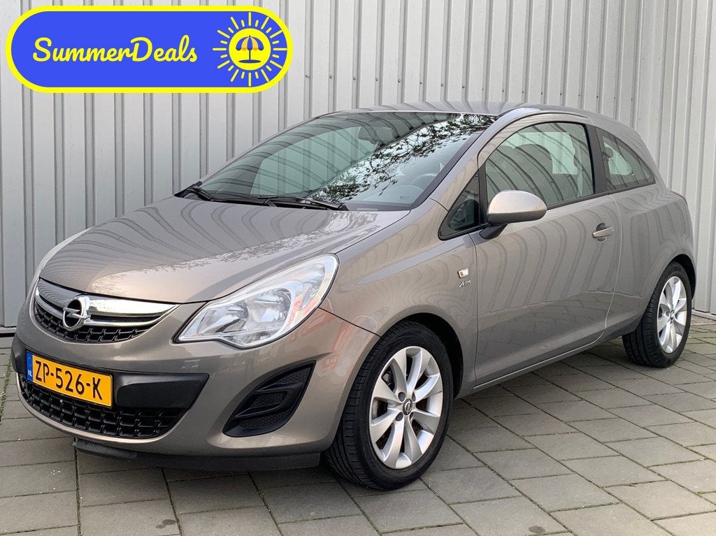 Opel Corsa 1.2 EcoFlex Selection|Airco|, Auto's, Voorwielaandrijving, Euro 5, Zwart, Bruin