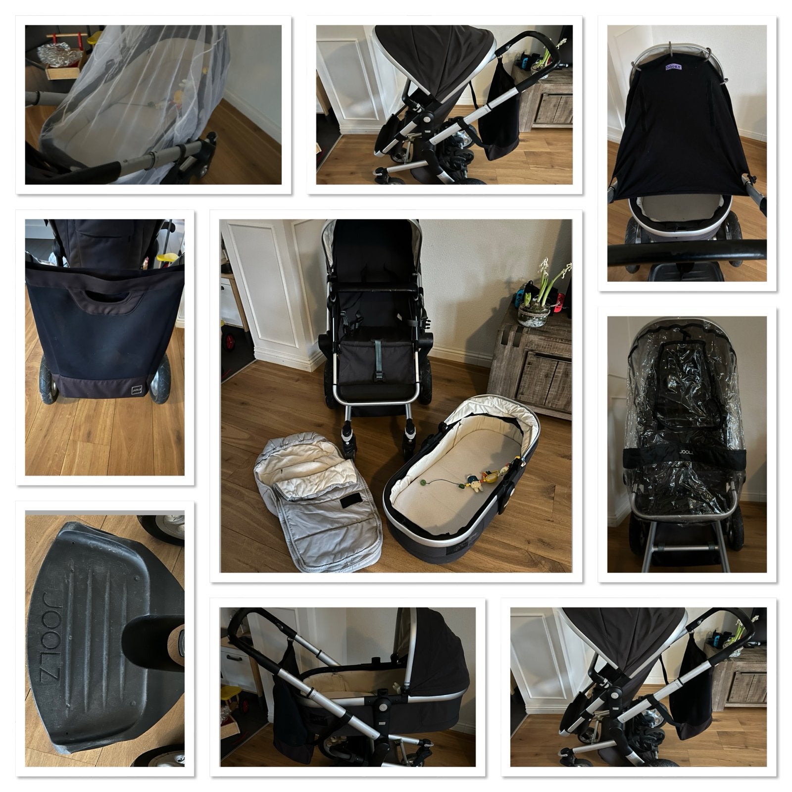 Joolz Day kinderwagen met reiswieg en accessoires, Kinderen en Baby's, Kinderwagens en Combinaties, Overige merken, Gebruikt, Ophalen of Verzenden