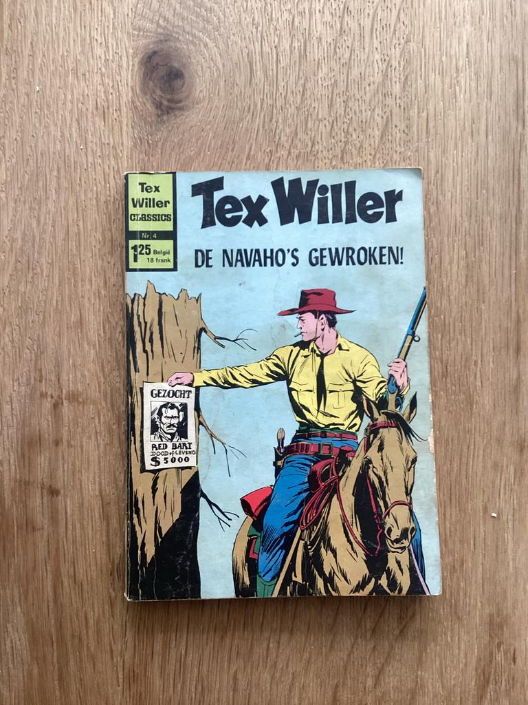Tex Willer nr 4 - De Navaho's Gewroken (eerste druk), Eén stripboek, Ophalen of Verzenden, Gelezen