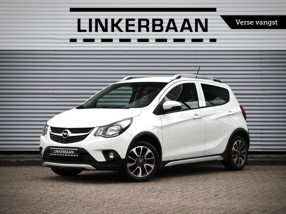 Opel KARL Rocks Online Edition | Automaat | Stoelverwarming, Auto's, Opel, Automaat, Stof, 939 kg, Wit