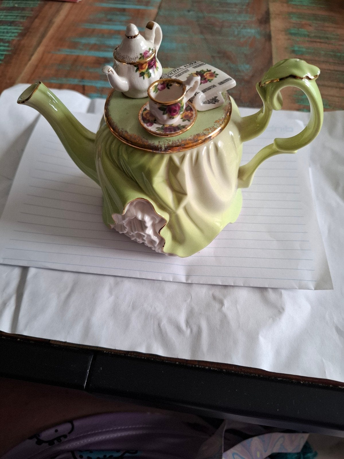 Royal Albert Old Country Roses 4 seizoenen theepotjes, Ophalen of Verzenden, Zo goed als nieuw, Porselein, Overige typen