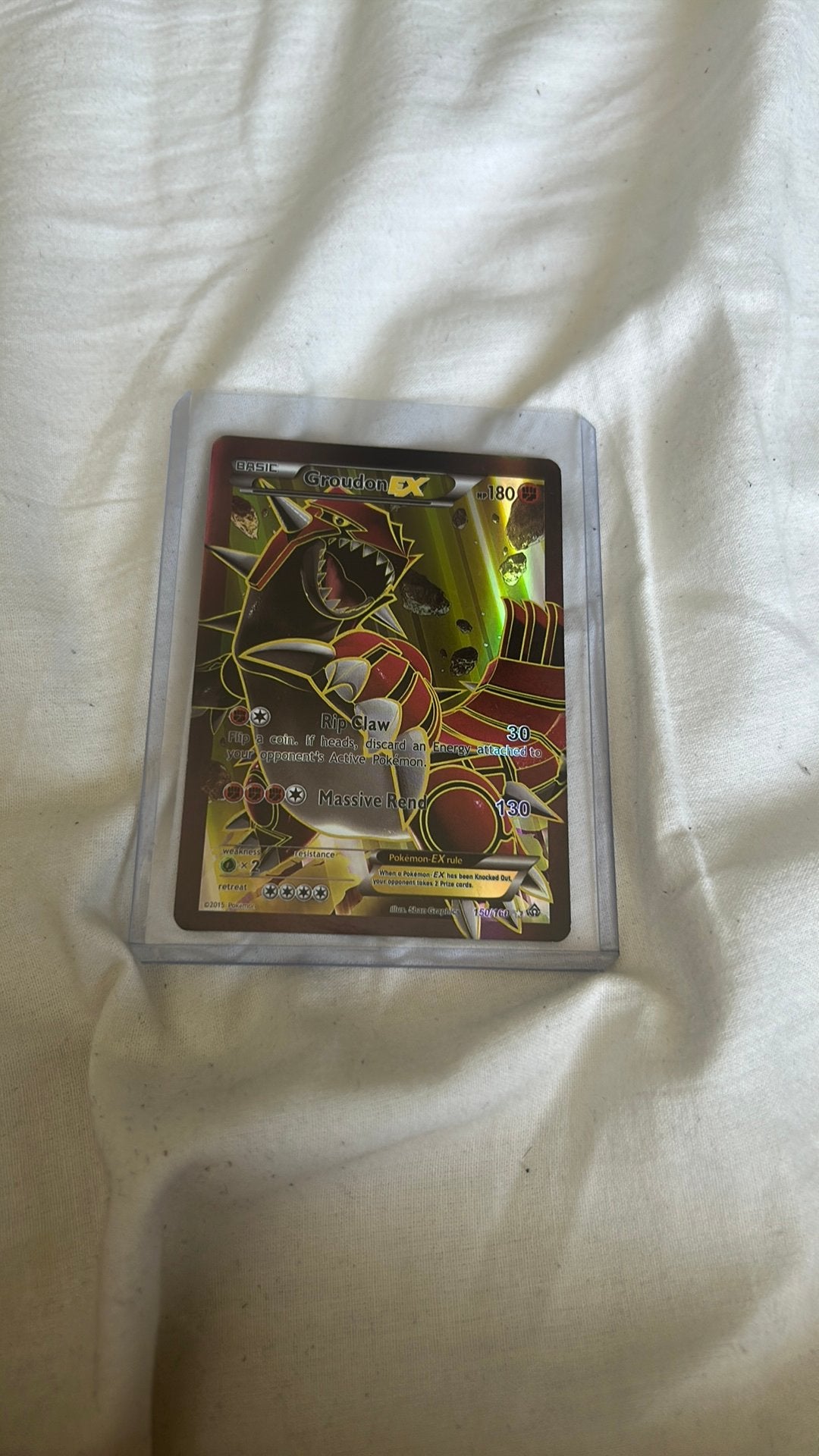 Groudon EX, Ophalen of Verzenden, Zo goed als nieuw