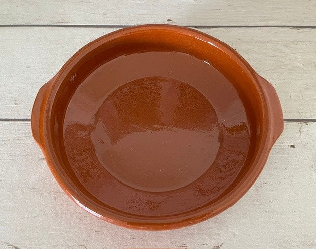 Franse terracotta schotel voor onder andere Cassoulet, Ophalen of Verzenden
