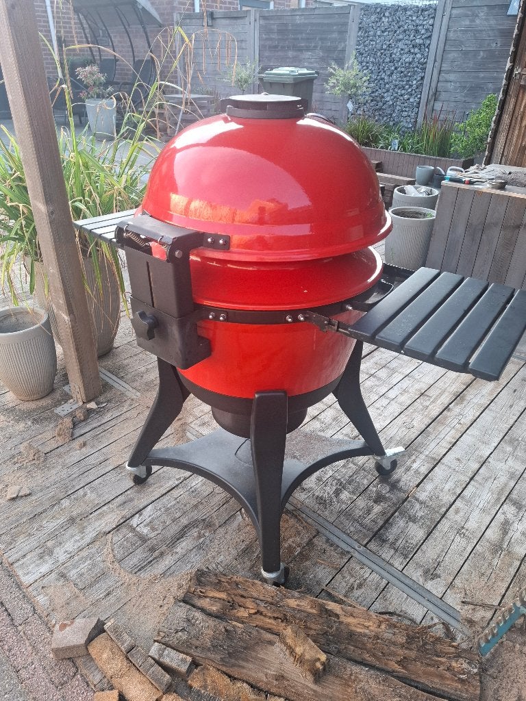 Kamado Joe Kettle Joe BBQ, Tuin en Terras, Houtskoolbarbecues, Zo goed als nieuw, Ophalen