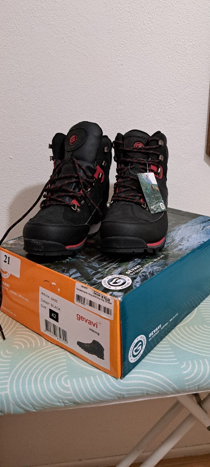 GEVAVI  outdoor waterdichte wandel schoenen mt.  42  Nieuw, Ophalen of Verzenden