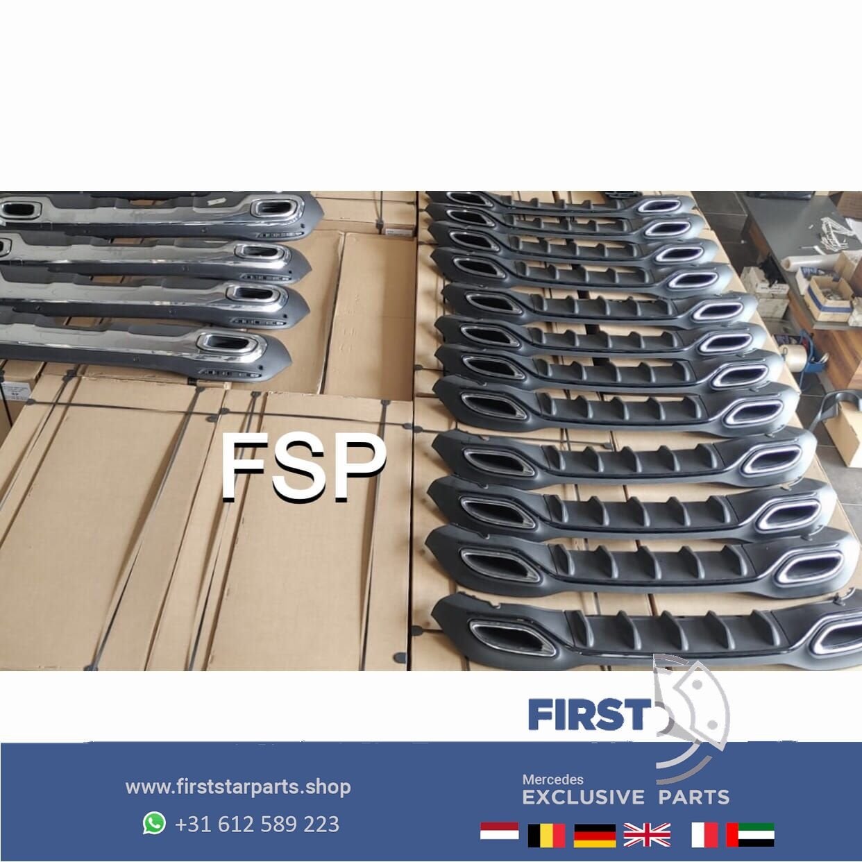 W177 originele Mercedes A KLASSE ACHTERBUMPER DIFFUSER COMPL, Auto-onderdelen, Gebruikt, -, Ophalen of Verzenden, -
